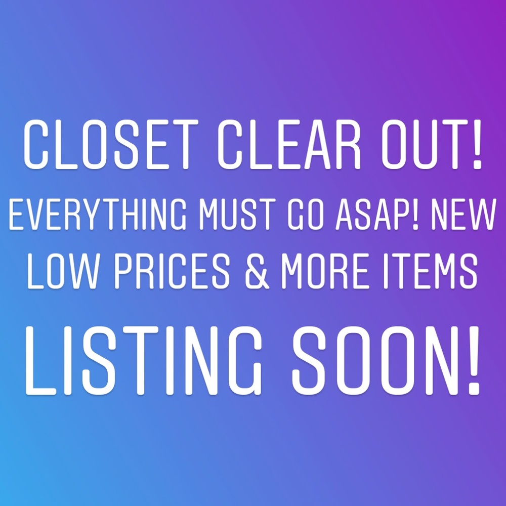 CLOSET SALE!!!!